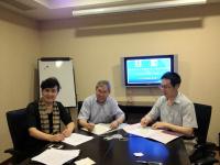 (From left) Prof. Chen Zijiang, Prof. Chan Wai-yee and Prof. Ma Jin-loong